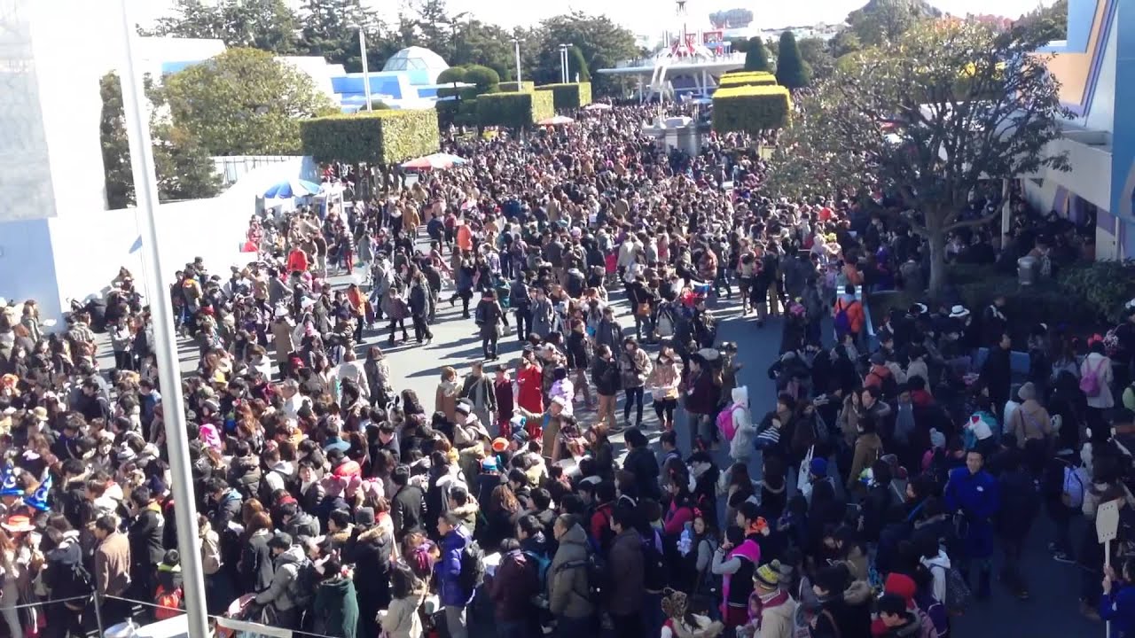 Tdl 値上がり発表後の大混雑 15年1月31日 東京ディズニーランド Tokyo Disneyland 混雑 ディズニーランド Youtube