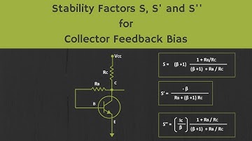 BJT: Stability Factors S, S