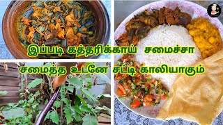 இப்படி கத்தரிக்காய் சமைத்தால் சமைத்த உடனே சட்டி காலியாகும்/Srilankan style kathirikai Recipe