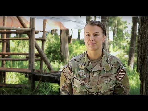 U.S. Air Force: SSgt Tiffany Zaloudek, Survival, Evasion, Resistance and Escape (SERE)
