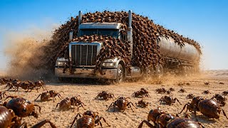 Giant Ants Attack A Secret Military Base And Start Eating Humans Alive!