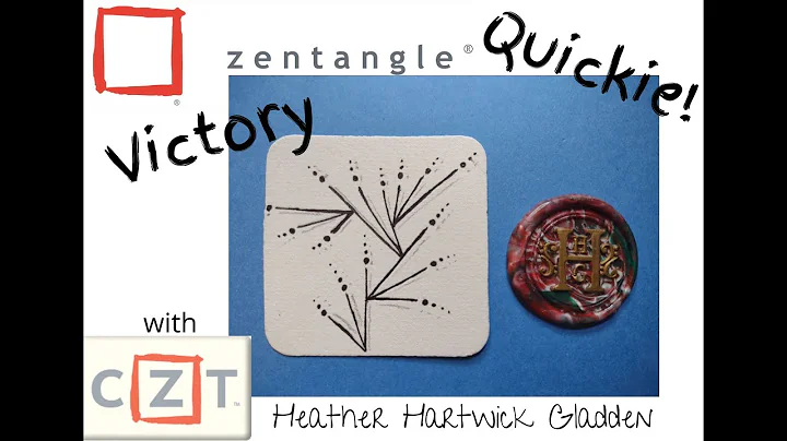 Victory | Zentangle Quickie