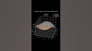Scalar Line Integral Visualization: f=xy^2 over a Lissajous Curve