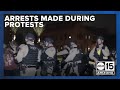 72 people arrested during propalestinian protests on asu campus