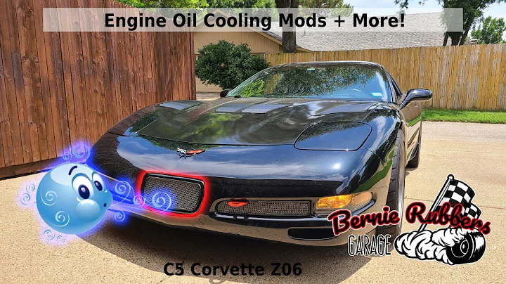 New Engine Oil Cooler, License Plate Filler Mod and New Brake Pads. C5 Corvette Modifications.