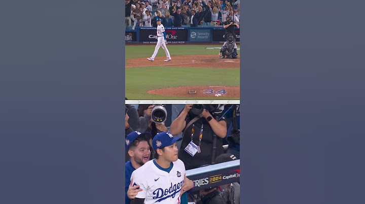 Shohei Ohtani REACTS to Dodgers' GRAND SLAM #mlb #baseball #worldseries