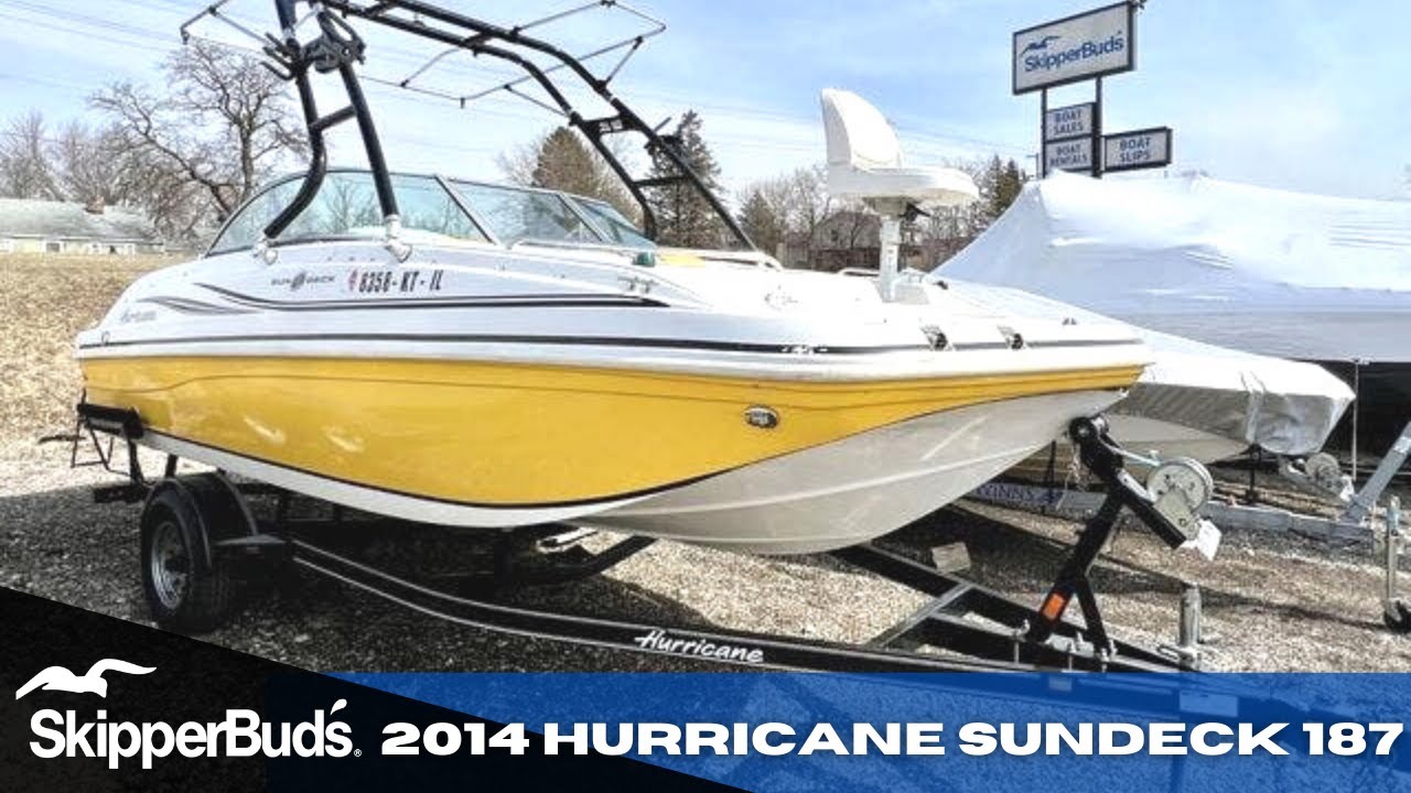 2014 Hurricane 187 Sundeck Sport Boat Tour SkipperBud's - YouTube