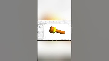 bolt and nut motion study promo #3dengine #solidworks #cad #design #engineering #3dmodel