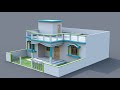 simple 3 bedroom house plans | 35×40 house plans with 3 bedrooms @prem's home plan