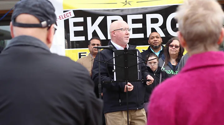 Tukwila Mayor Allan Ekberg announces re-election