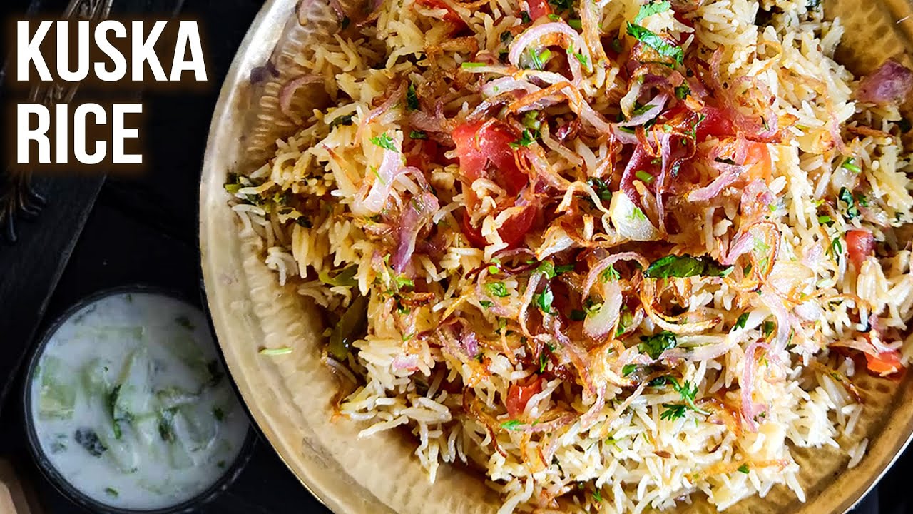 Kuska Rice Recipe | How to Make Kuska | Plain Biryani Rice | Easy Lunch Ideas | Varun | Rajshri Food