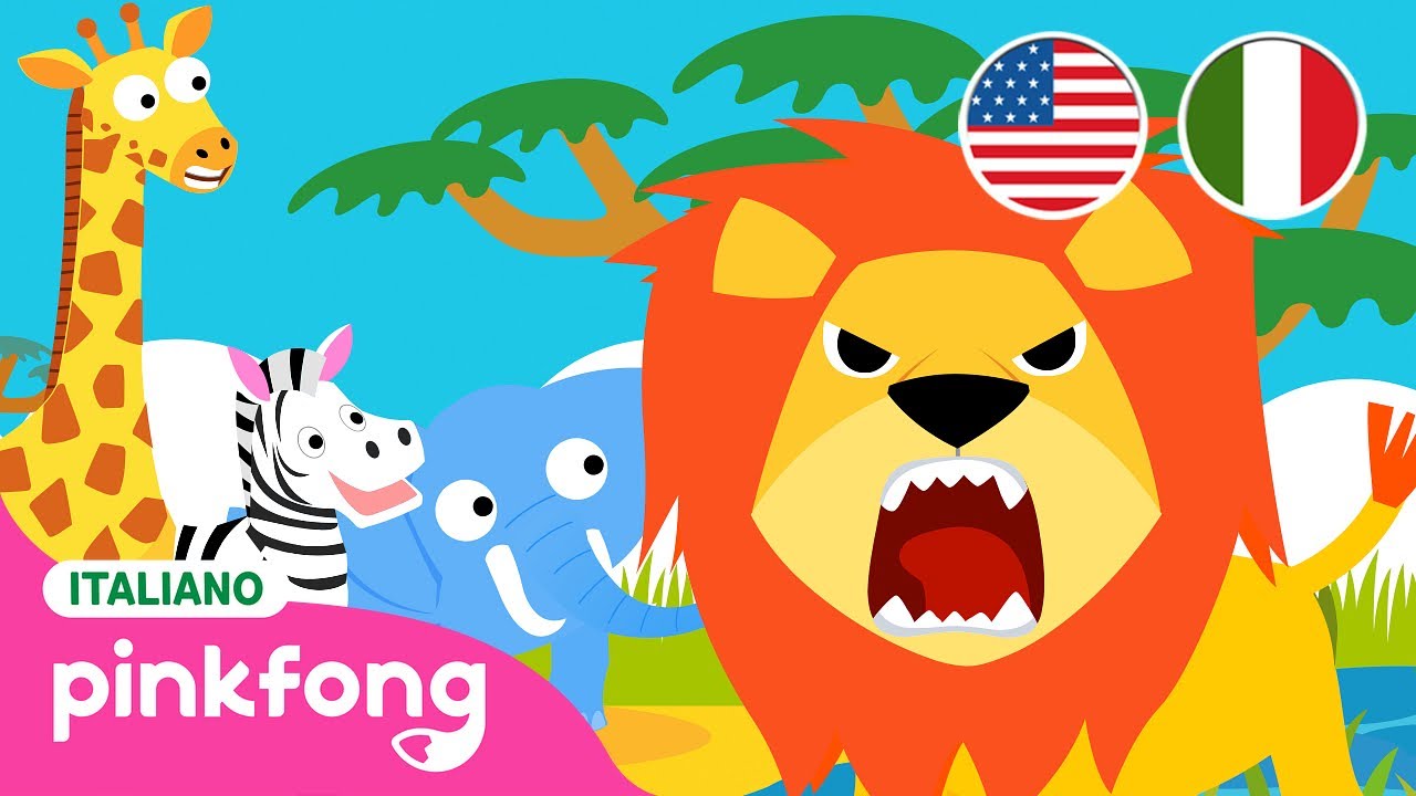 Hakuna MatataㅣInglese e italiano｜Bimbo SqualoㅣPinkfong, Canzoni per Bambini