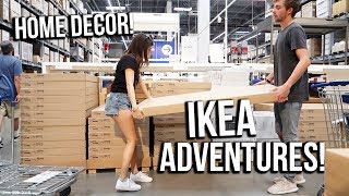 IKEA ADVENTURES!! Buying new home decor!!
