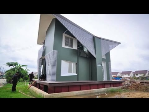 В Таиланде появились дома-амфибии, не боящиеся наводнений