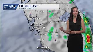 Scattered inland storms Monday for Southwest Florida