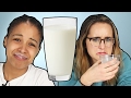 Dairy Lovers Try Different Types of Milk