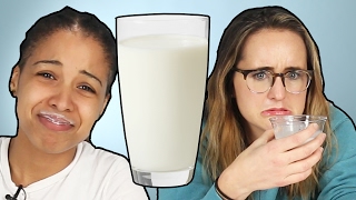 Dairy Lovers Try Different Types of Milk