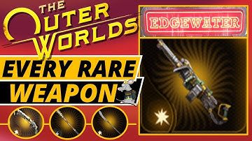 Every OUTER WORLDS Unique Rare Weapons Locations In Emerald Vale - Peacekeeper - Ol Reliable - Fiver