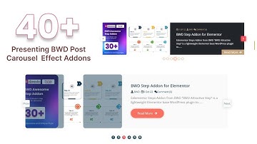 Presenting Creative Post Carousel Elementor addon
