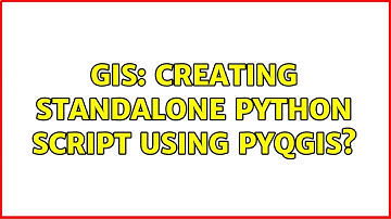 GIS: Creating standalone python Script using PyQGIS?