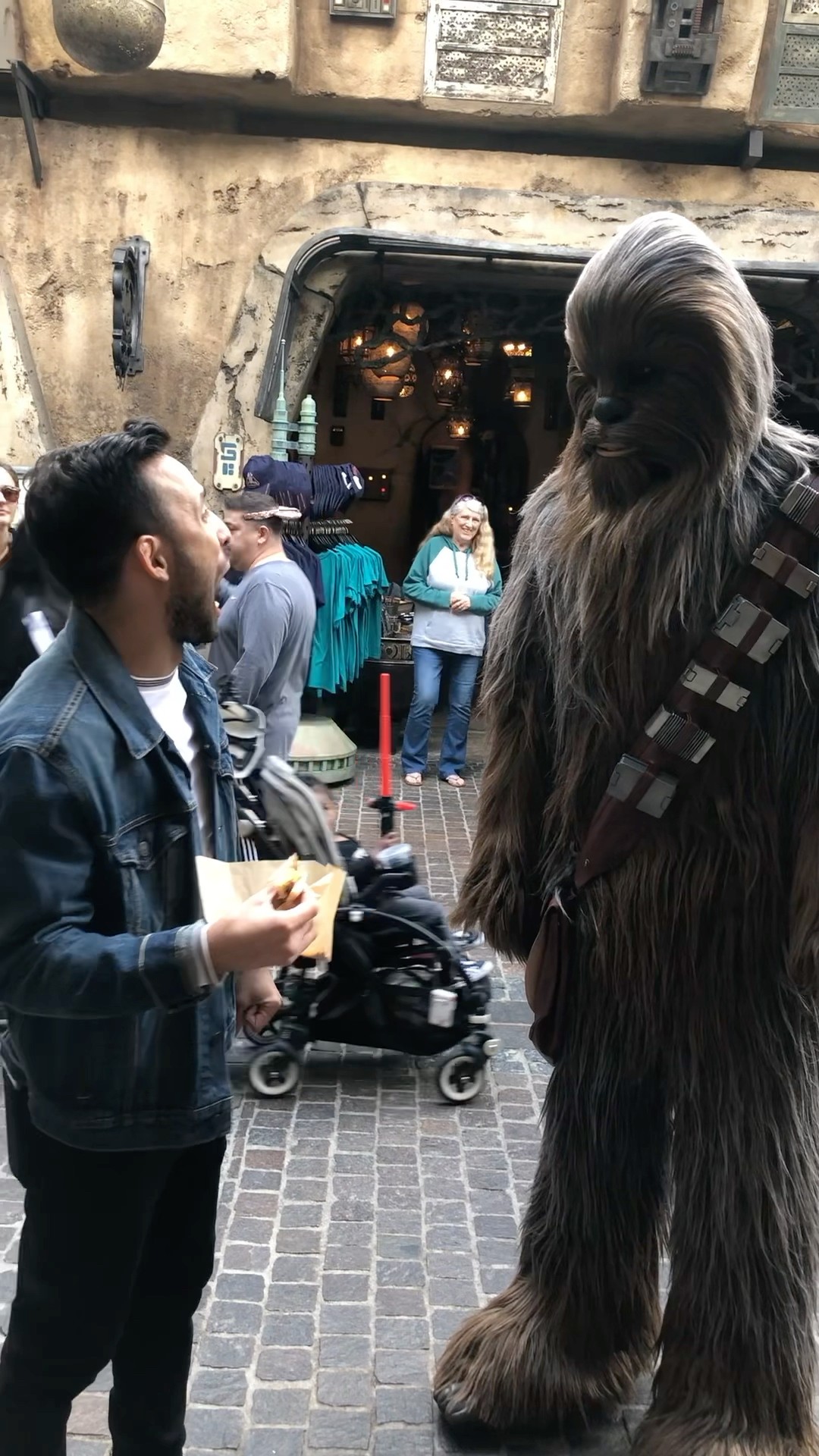 Ran into my brother