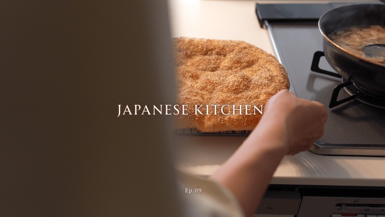 A Quiet Day in My Kitchen ‖ No-Knead Bread & Homemade Japanese Dinner