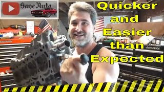 How to Resurface a cylinder head at home DIY yourself cheap