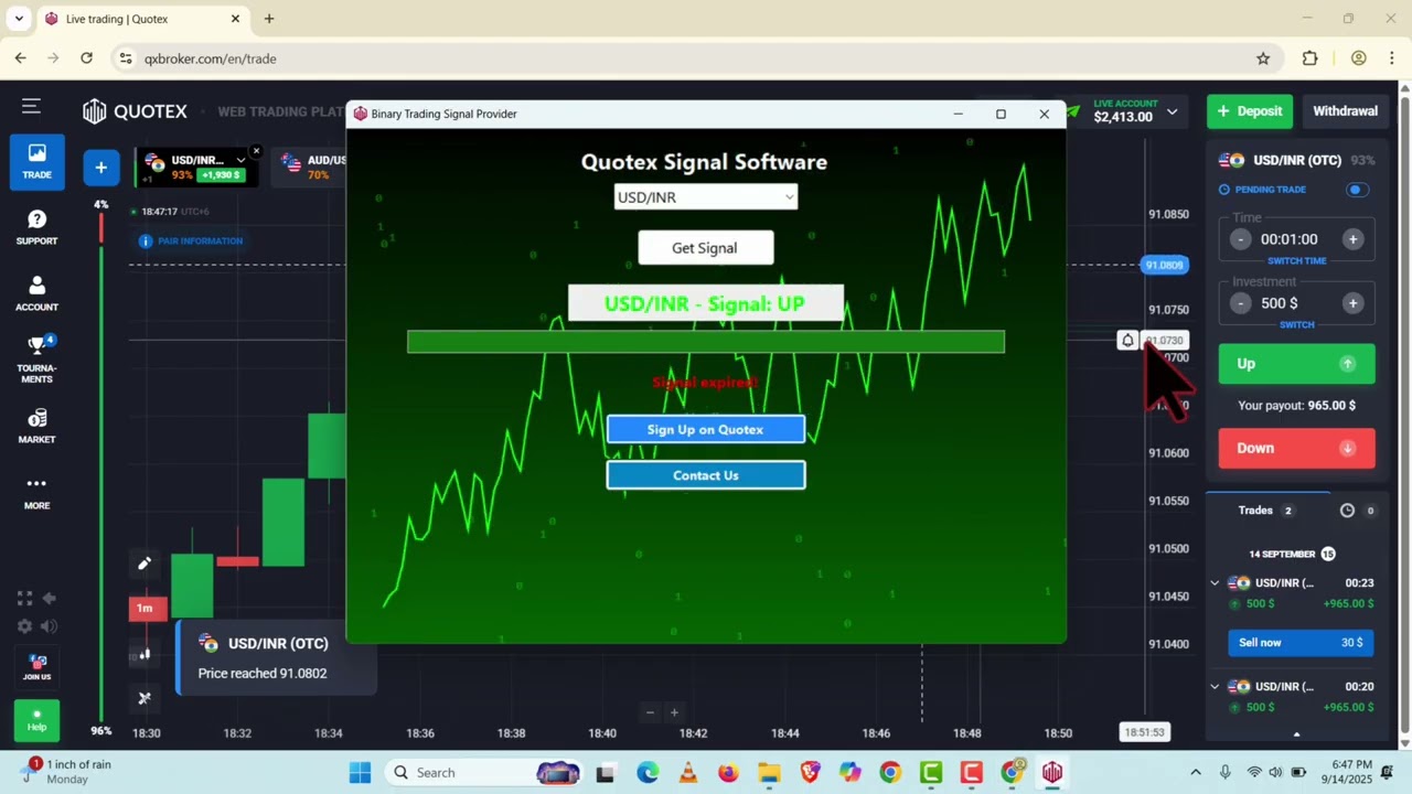 Quotex Trading Software | New Quotex Bot Software | Quotex Bug Signal Software