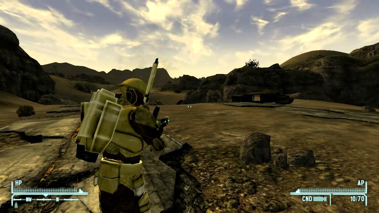 Fallout New Vegas Full Tau Outfit Weapon