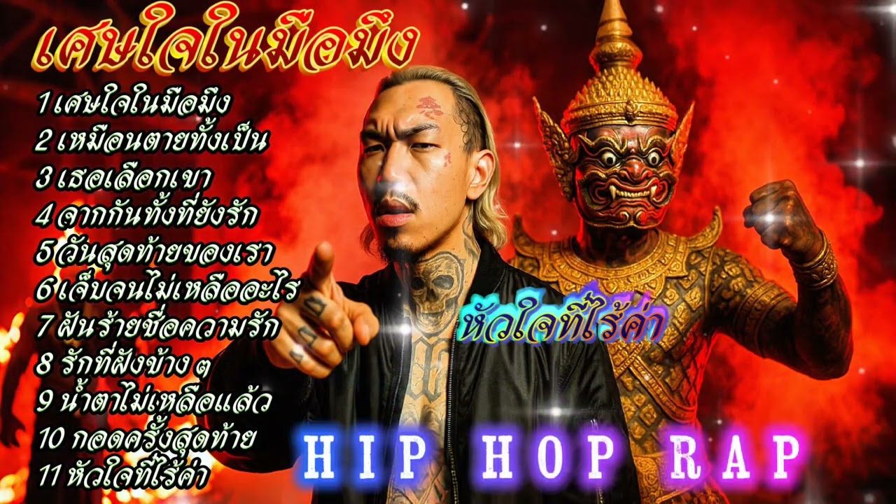 🔥รวมเพลงแร็พฮิปฮอป🔥เศษใจในมือมึง - หัวใจที่ไร้ค่า💔💔 #SadRap #HipHopอกหัก #Rapซึ้งกินใจ #rap #hiphop