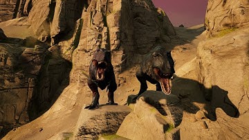 Path of Titans | T-Rex Duo cleanses Impact Crater Feat. @Nathaniel575