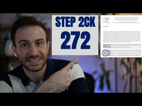 Video: Ano ang magandang step 2 CK score?