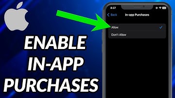 How To Enable In App Purchases On iPhone