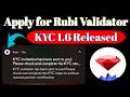 How to Apply for Rubi KYC Validator || Rubi Network Latest Update || Robi Network Latest Update