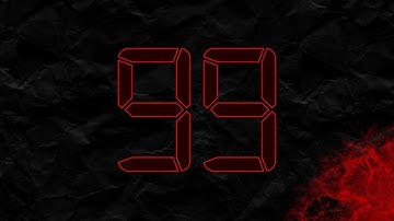 Countdown from 99 to 0 in RED