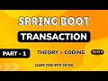 Spring Boot Transactions Explained (Part 1) | ACID Properties + @Transactional + Real Example 🔥