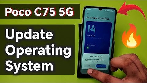 Poco C75 5G System Update | How to updates software poco phone