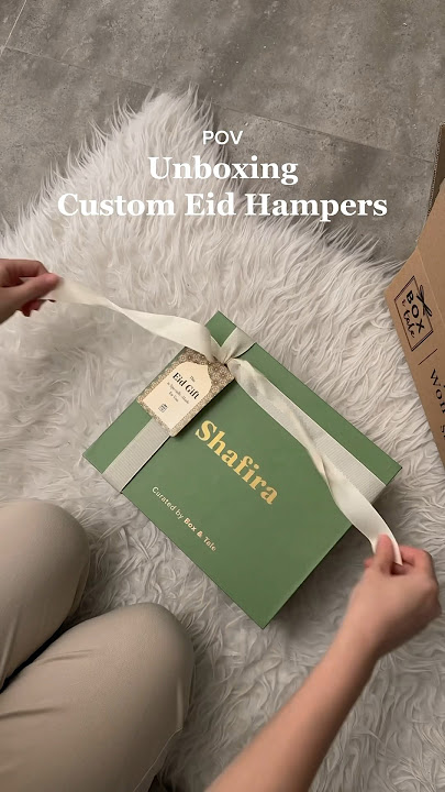 Unboxing hampers lebaran custom untuk keluarga dan sahabat #hampers #lebaran #ramadhan #giftideas