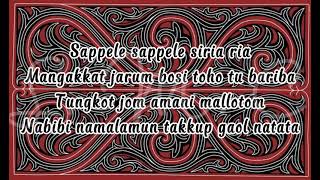 Siantar Rap Foundation-Sapele Sapele (Lirik Lagu Batak Viral Tiktok)