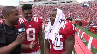 Stanley Morgan Jr.and De'Mornay Pierson-El Talk Spring Ball 2017