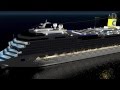 3D Costa Concordia sinking - L'affondamento