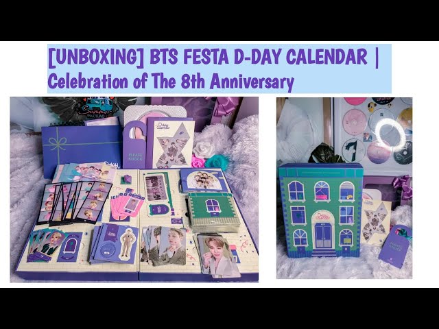 BTS FESTA D-DAY CALENDAR：8th Anniversary