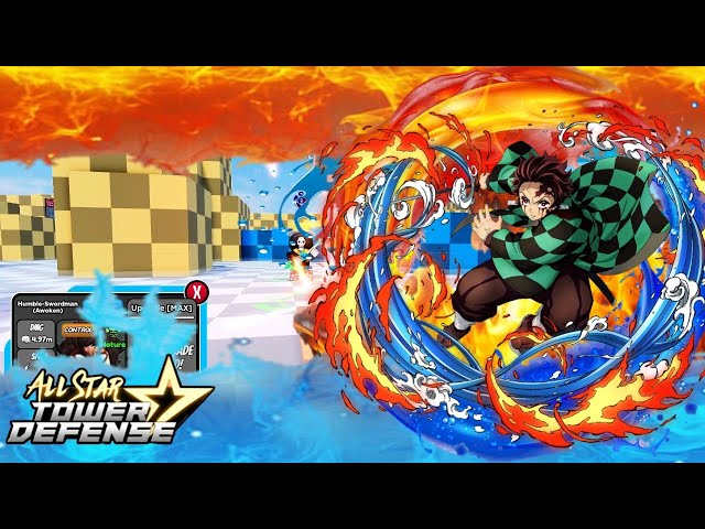 Tanjiro 7 Star is INSANELY OP!  All Star Tower Defense Attack FX Showcase!  By @oitnai 