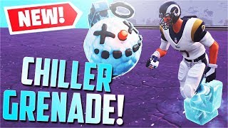 New Chiller Grenade Gameplay All Abilities Fortnite