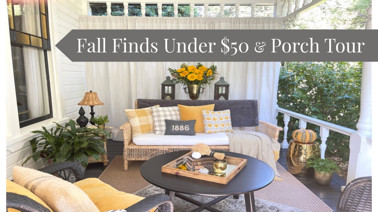 Fall Finds Under $50 & Fall Porch Tour