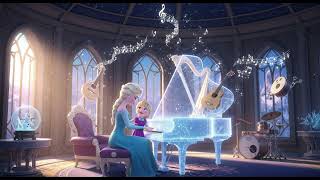 The Princess’s Music Room in the Castle Tower Elsa’s Magical Sanctuary of Song and Ice