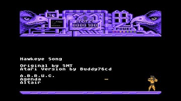 Hawkeye Tunetro - Atari 8-Bit Demo by JAC! of WUDSN (2022)