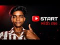 Youtube Channel Start With me 🤝 | How to start a youtube channel