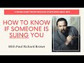 How to find out if someone is suing you (Served a Lawsuit) - What's the process like