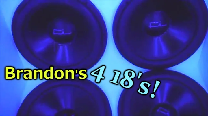 4 18" Fi BTL Woofers on American Bass 1000.1 | Brandon's Loud 4th Order Bandpass BASS DEMO & FLEX